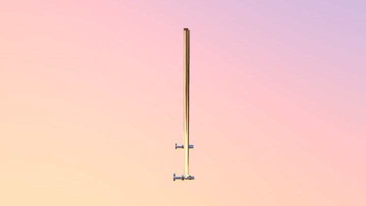 Heated towel rail 3D Model