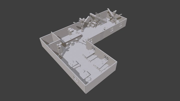 Tavern Scene 3D Model