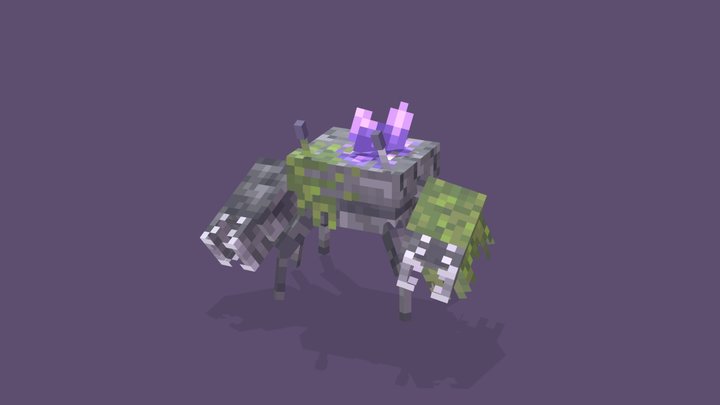 Deepslate Crab 3D Model