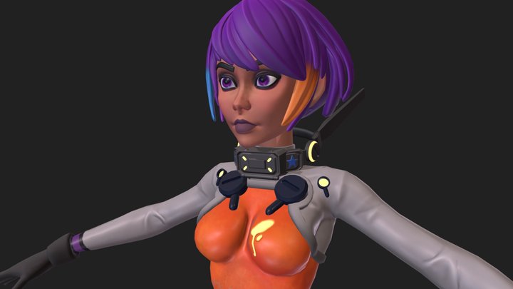 Cyber Candy Doll n.02 3D Model
