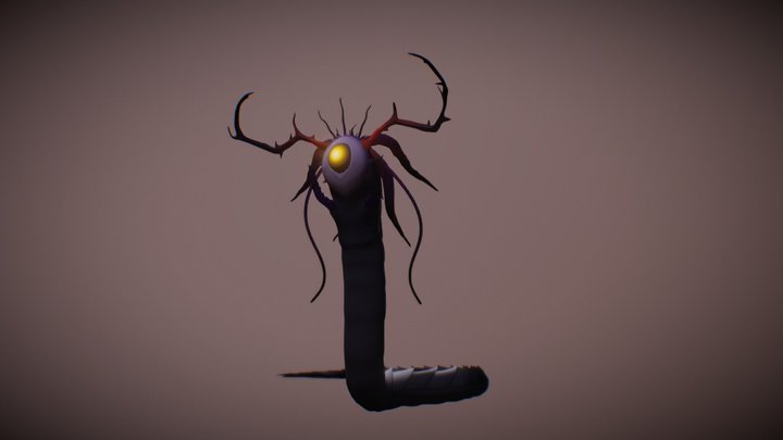 The Cosmic Worm 3D Model