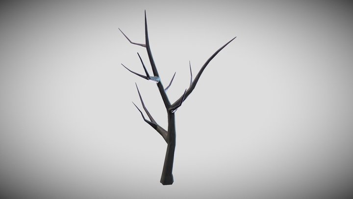 Simple Stylized Tree 3D Model