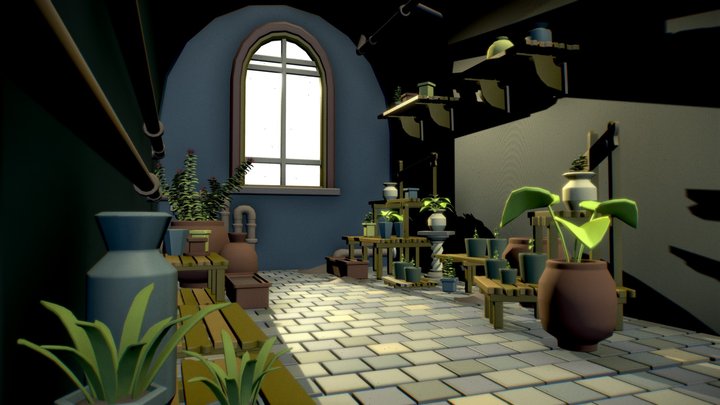 Garden With Potential 3D Model
