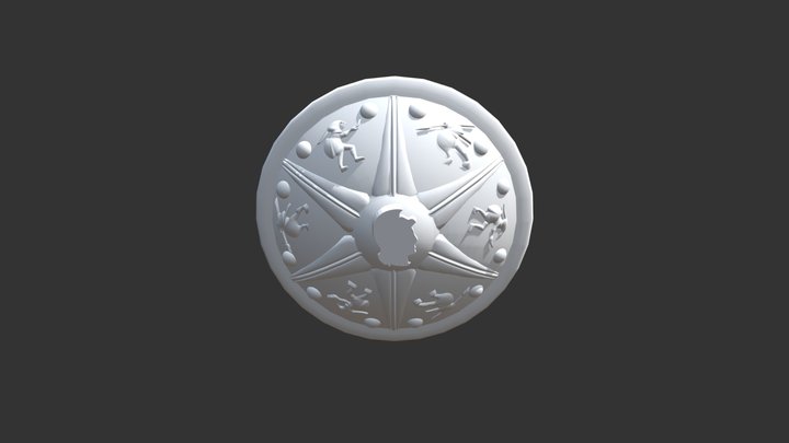 Wristwatch Shield 3D Model