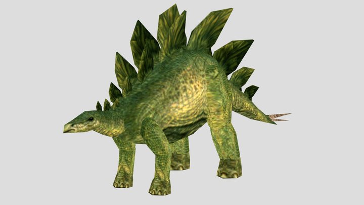 TLWJP(Arcade) - Stegosaurus – Free 3D Model STL