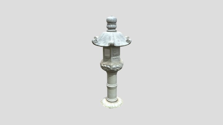 Lantern in Japanese-style 3D Model