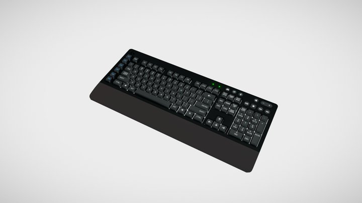 Logitech Gaming Keyboard 3D Model
