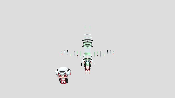 苗疆少年拼装 3D Model