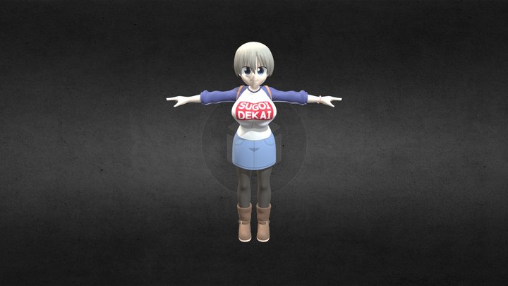 Hana Uzaki 3D Model