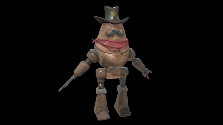 Sheriff protectron 3D Model