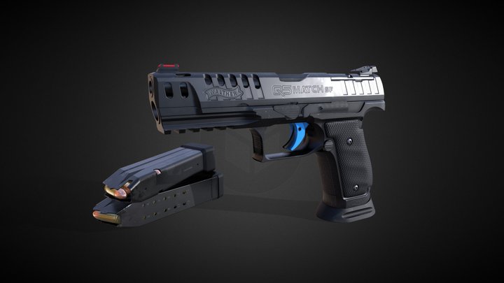 Walther Q5 Match SF Pistol 3D Model