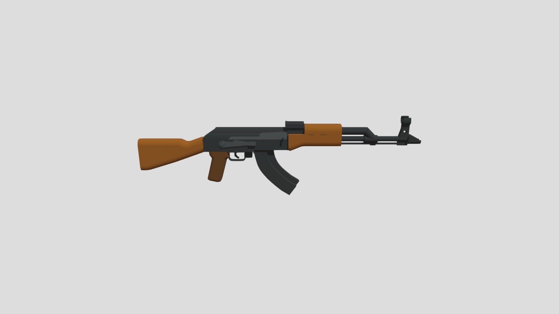 Low Poly AK47