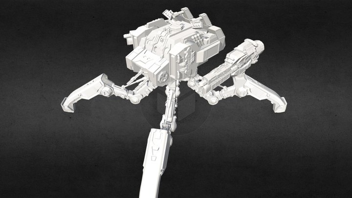 destroyer robot | cyberpunk 3D Model