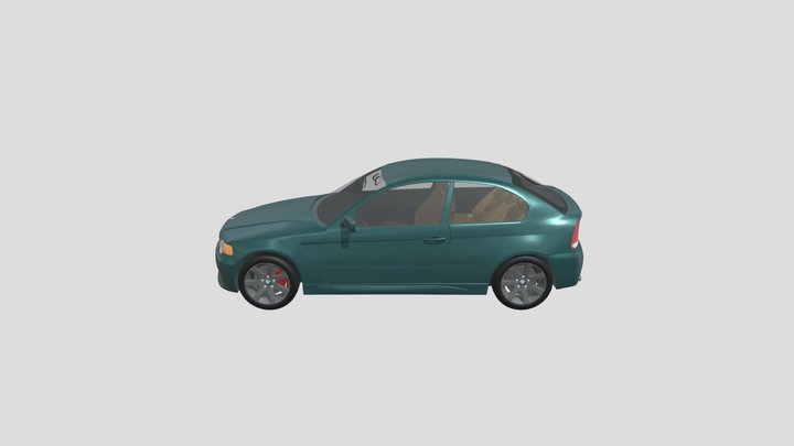 BMW 318ti E46 Compact 2001 – Kostenloses 3D-Modell STL