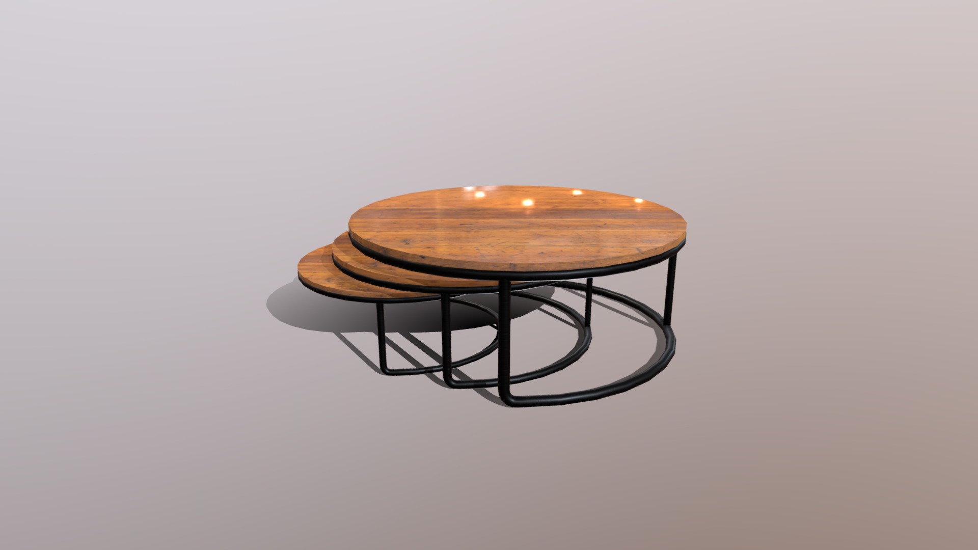 3D model Coffee- Table - This is a 3D model of the Coffee- Table. The 3D model is about a table with a glass top.