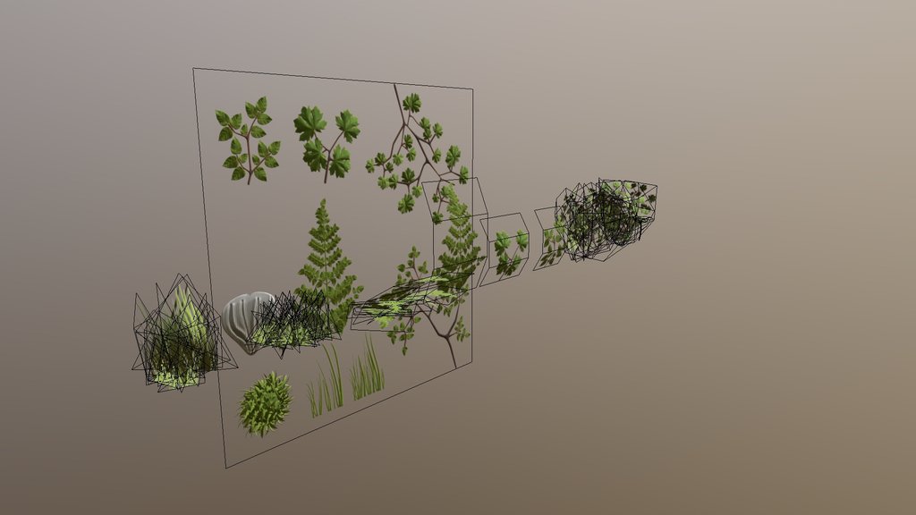 stylized foliage