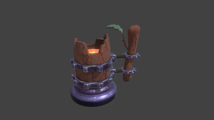 Stylized Mug (no Jeff) 3D Model