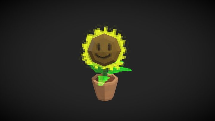sunflower_pvz 3D Model