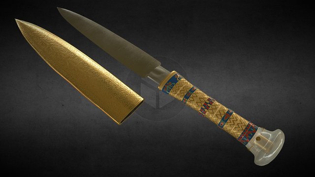 King Tut's Dagger 3D Model