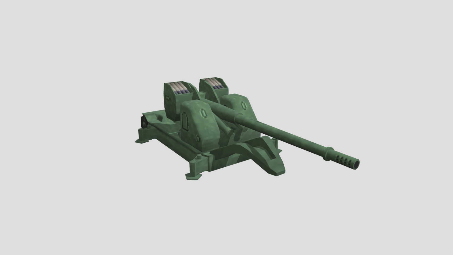 120mm Bofors Lvakan 4501 - Low Poly - Download Free 3D model by ...