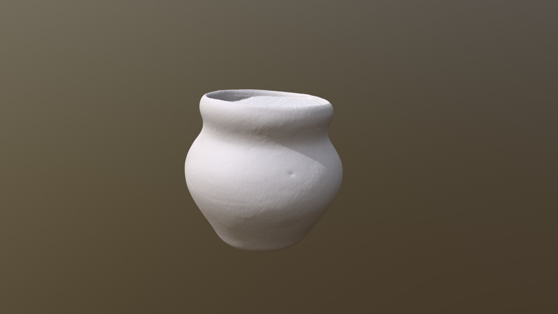 Ceramic Pot - laser scanned