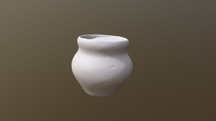 Ceramic Pot - laser scanned 3D Model