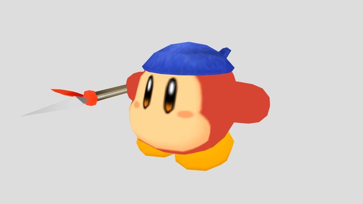 Kirby's Return to Dreamland - Bandana Waddle Dee – Free 3D Model STL