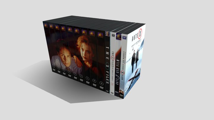 The X-Files / Akte X Series + Movies collection 3D Model