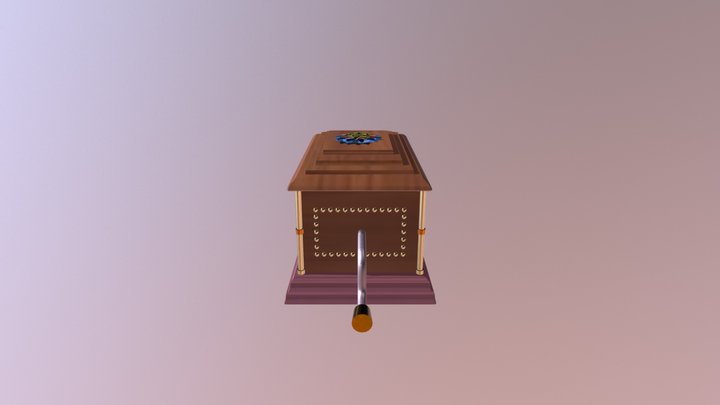 Music Box Animation 3D Model