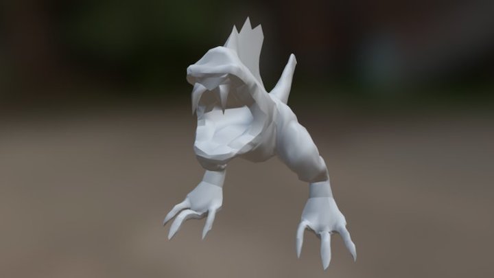 Zard Creature 3D Model