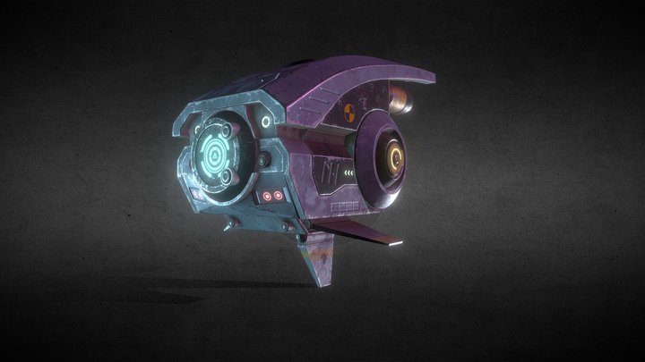 Sci-Fi-Drone 3D Model