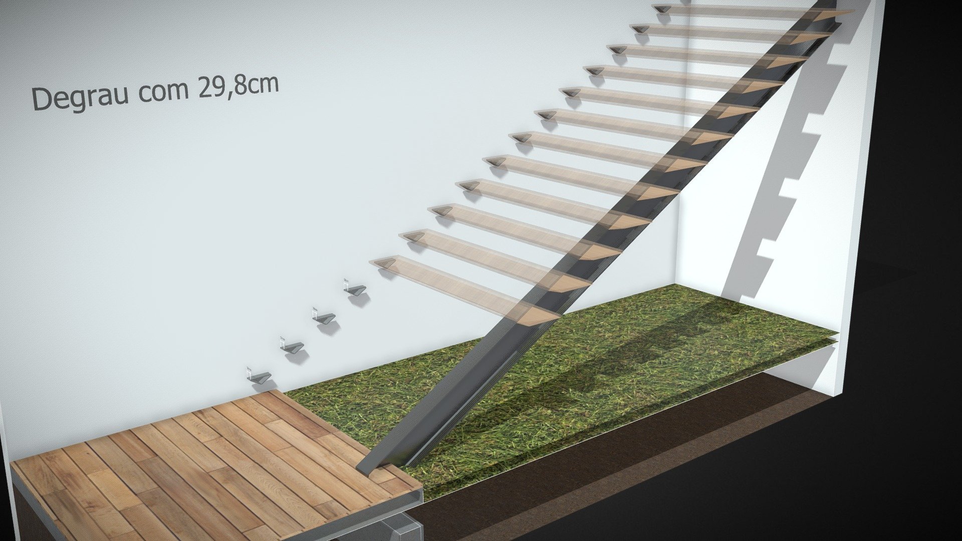 Projeto Executivo - Escada Interna - Download Free 3D model by ...