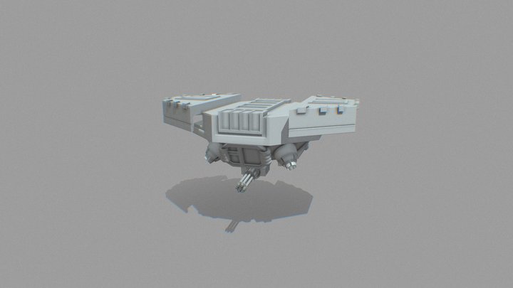 Security Drone 3D Model