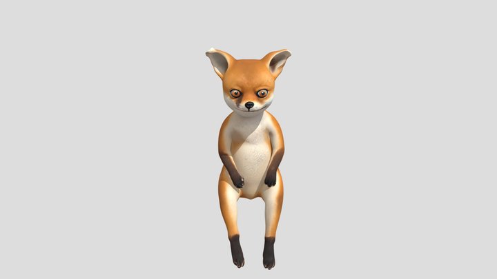 fox with single tail