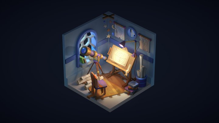 Astrologer's Chambers 3D Model