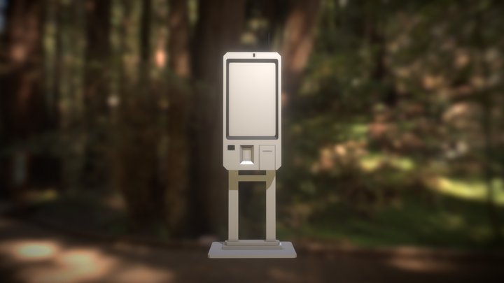 Kiosk Machine 3D Model