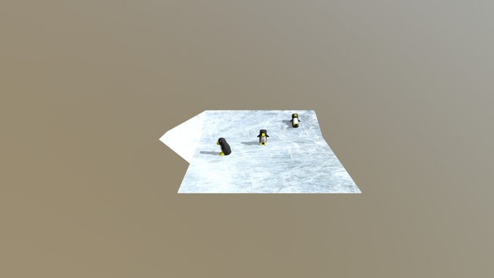Penguin Party 3D Model