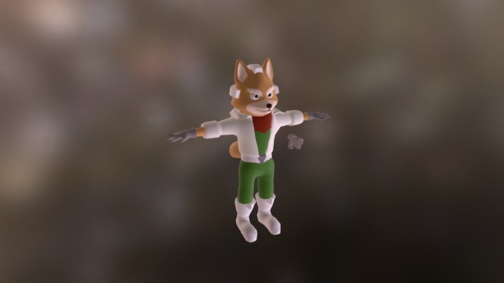 Fox McCloud 3D Model