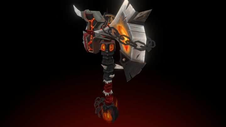 Gorlag : Crusher of Skulls WoW Weapon 3D Model