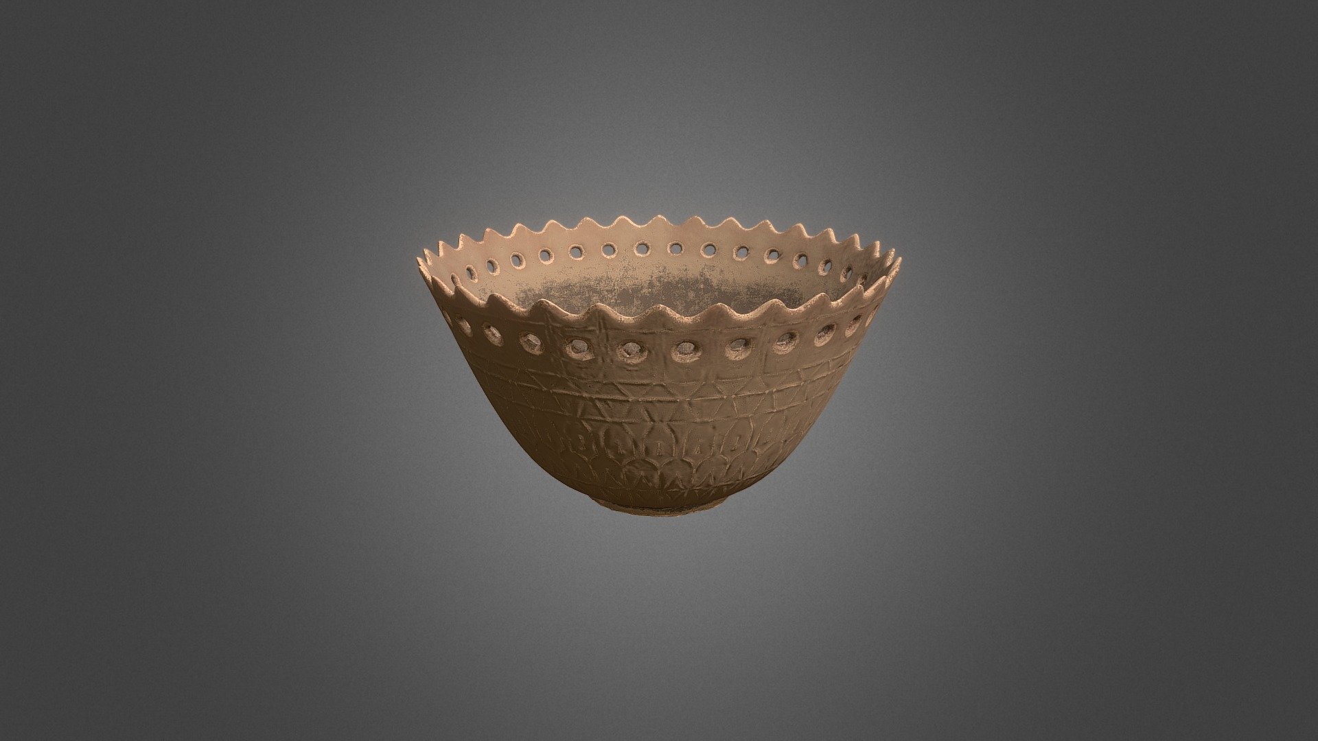 antique ornate bowl