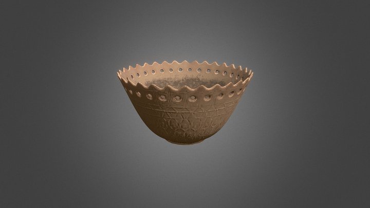 antique ornate bowl 3D Model