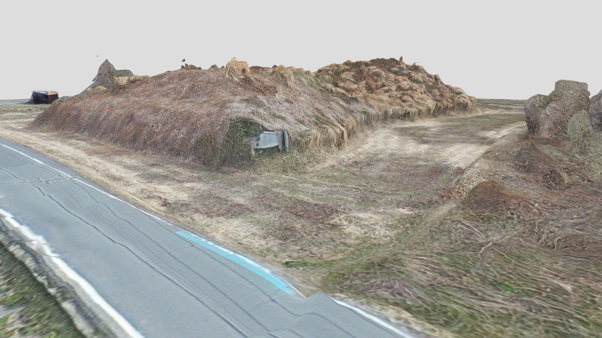 Japanese ancient tomb of Chitose-Kuruma-zuka - 3D model by roadexplorer ...