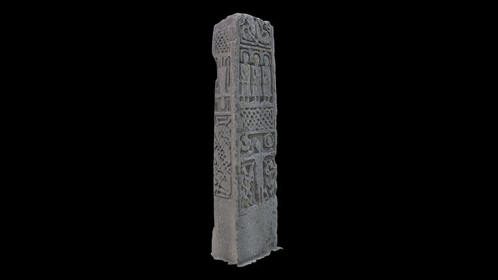 Cross shaft, St. Andrew's, Aycliffe, Co. Durham 3D Model