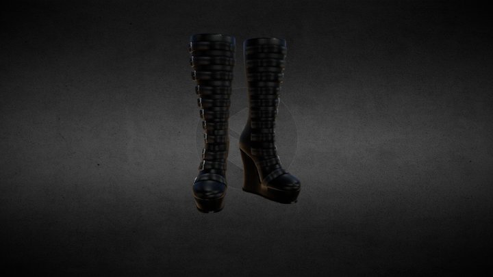 Boots 'Sarah' 3D Model
