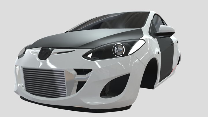 2011 Mazda 3 1.5 Skyactiv-d Tuned 3D Model