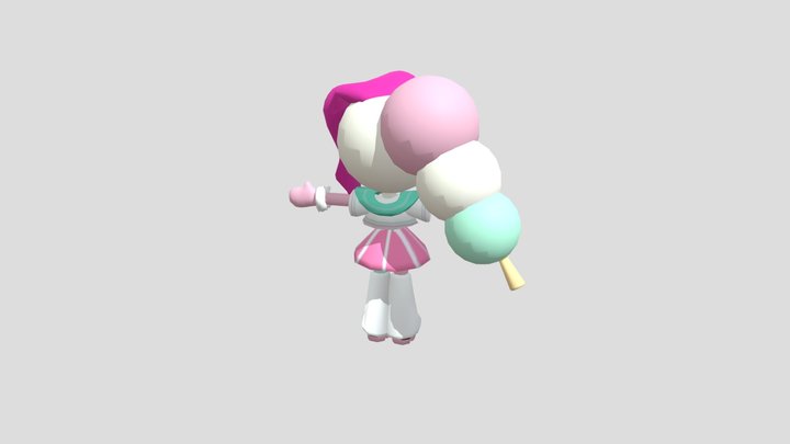 Dango From dandy world 3D Model