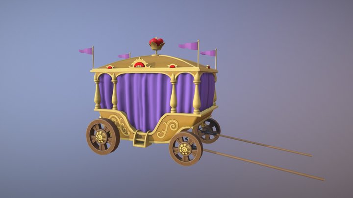 Prince John's carriage 3D Model
