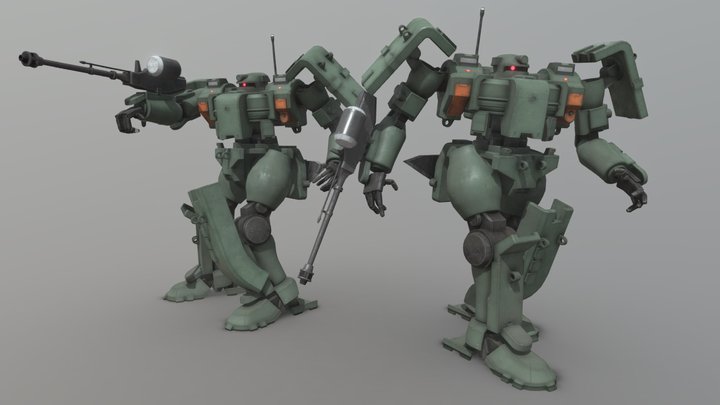 MSJ-06II-A Tieren Ground Type 3D Model