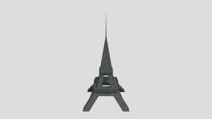 Eiffel tower 3D Model