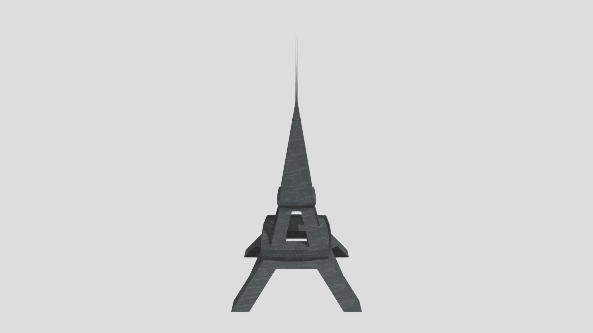 Eiffel tower — Sketchfab embed 3D viewer